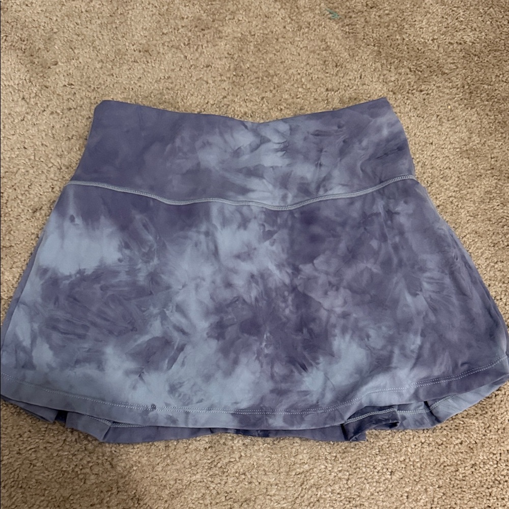 Baleaf Tie-Dye Circle Skater Skirt - Lavender Blue